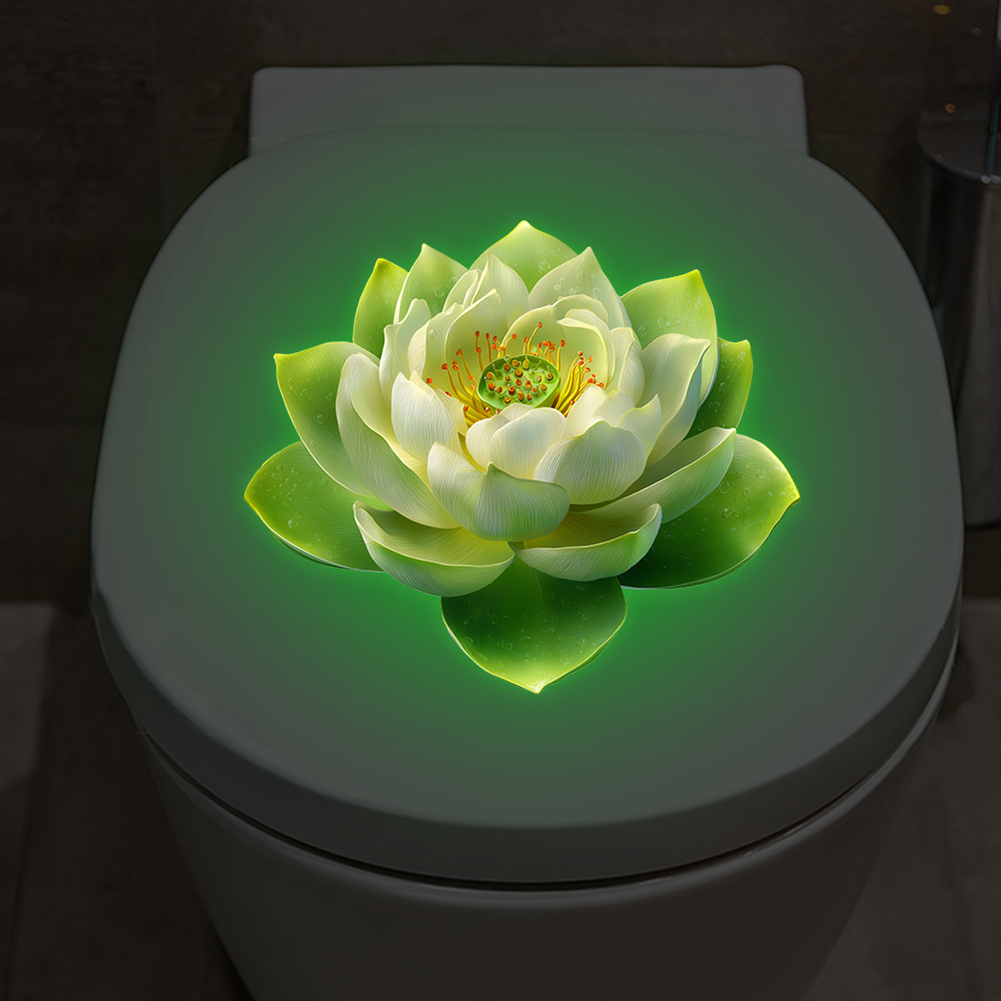 Lighting Decor Rentals - Stiker Vinyl Lotus yang Menyala dalam