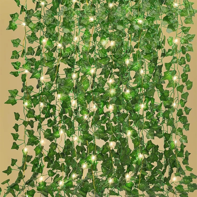 Lighting Decor For Diwali - Tanaman gantung karangan bunga buatan, karangan