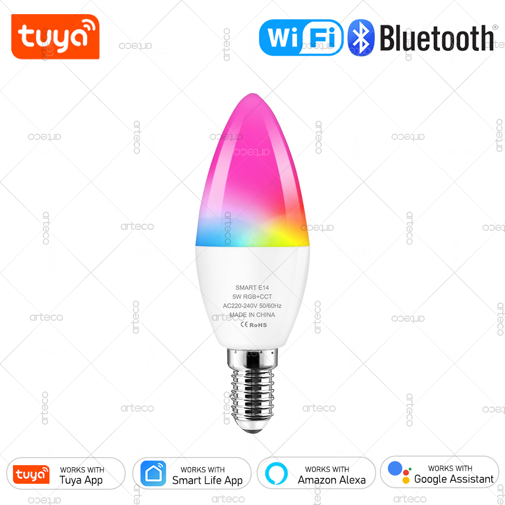 Lighting Decor For Diwali - Tuya E14 Lampu Lilin Kehidupan Pintar