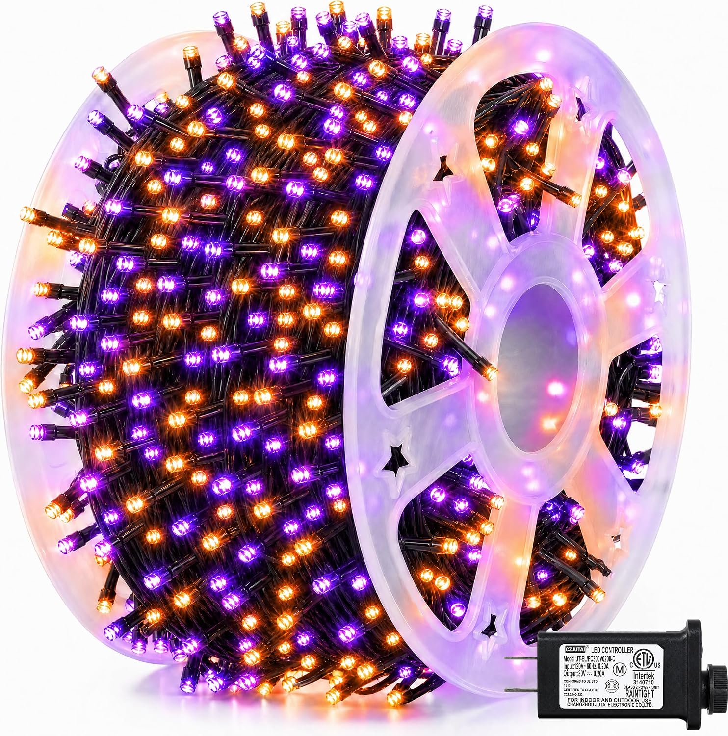 Orange Lighting Decor - Lampu String Halloween Dazzle Bright 164