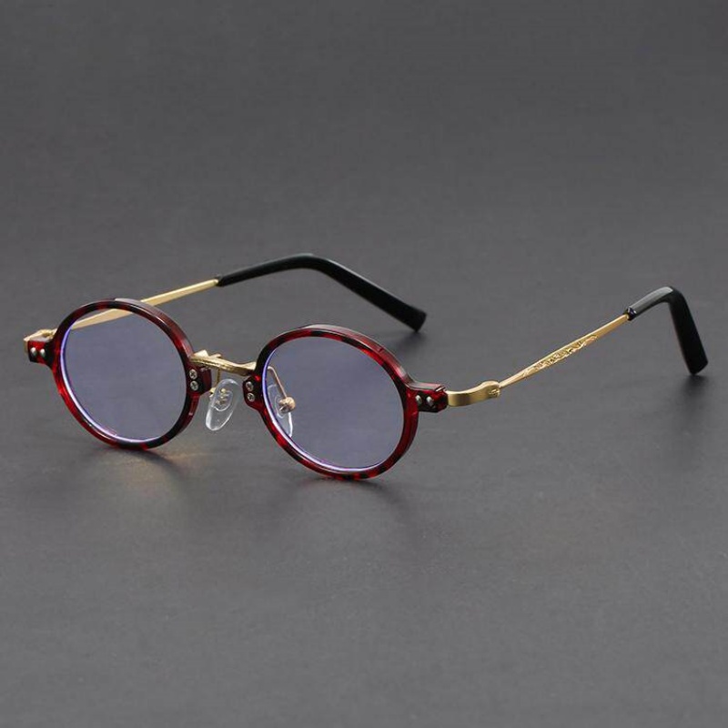 Lighting Jockey - Kacamata Anti Sinar Biru Bulat Vintage