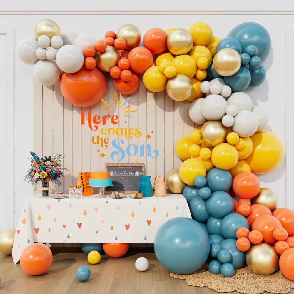 Orange Lighting Decor - Biru Kuning Oranye Here Comes the