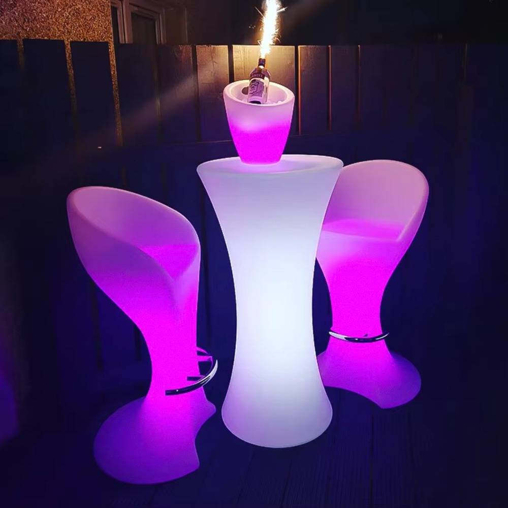 Lighting Decor Rentals - Meja Bar LED Grosir Tanpa Kabel,