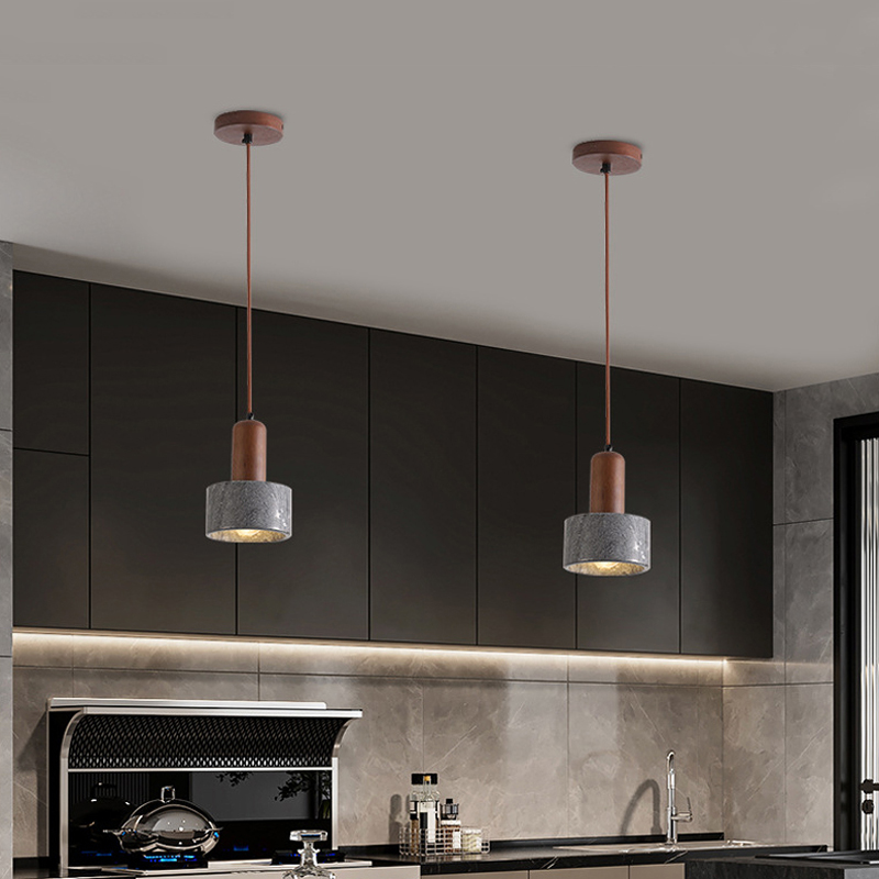 Lampu Gantung Marmer Abu-abu,  - Lighting Decor Store ulasan dan harga