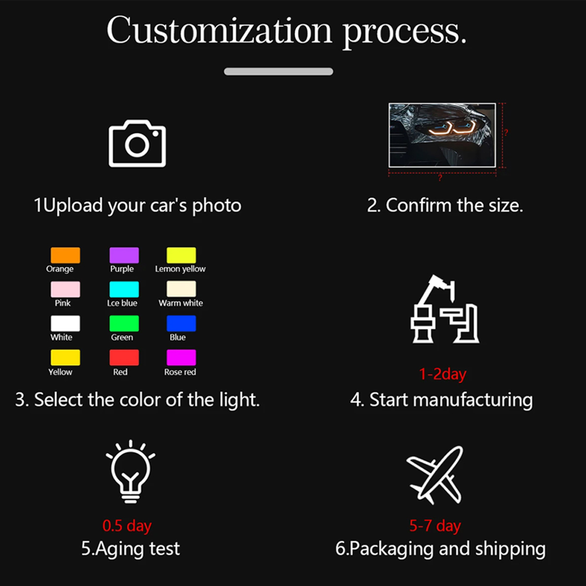 Seni mobil yang dapat dikustom - Lighting Interior Decor ulasan dan harga
