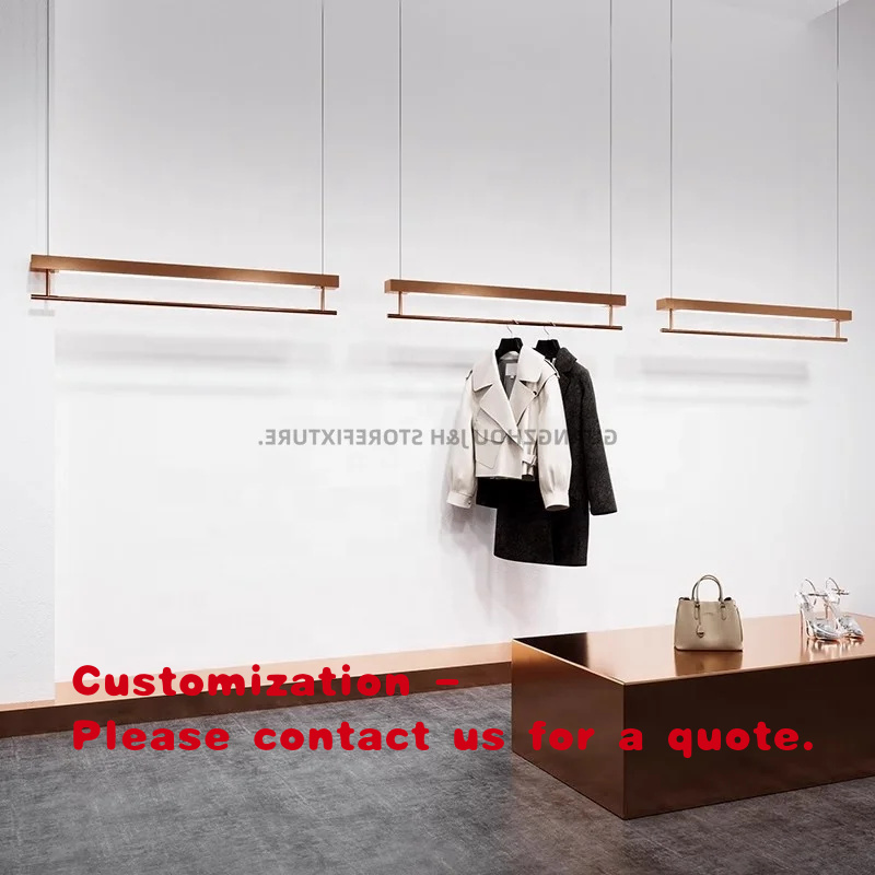 Rak Pakaian Rose Gold Kustom T - Furniture Lighting & Decor Magazine ulasan dan harga