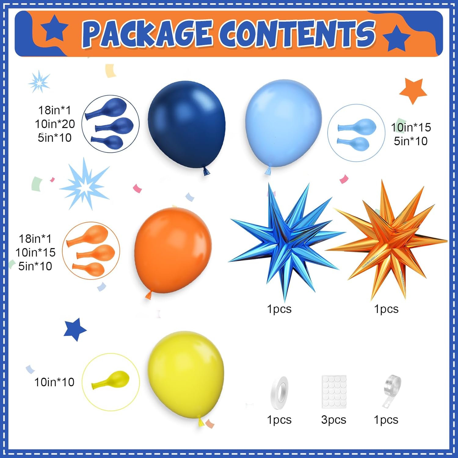 Kit Lengkungan Balon Fantasi,  - Orange Lighting Decor ulasan dan harga