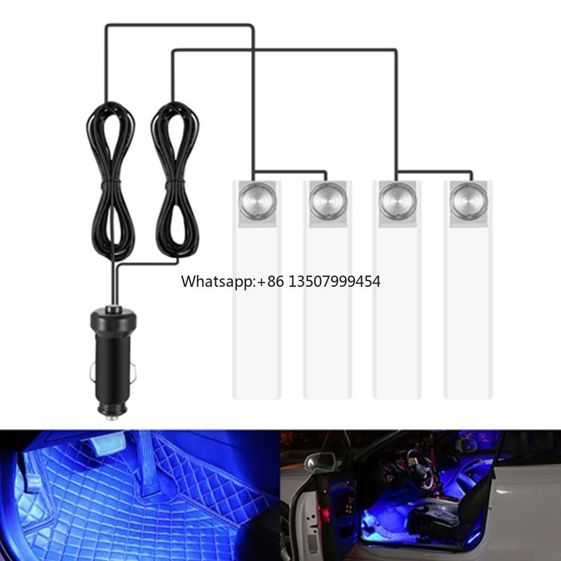 Lampu Suasana Mobil 12 V Lampu - Lighting Interior Decor ulasan dan harga