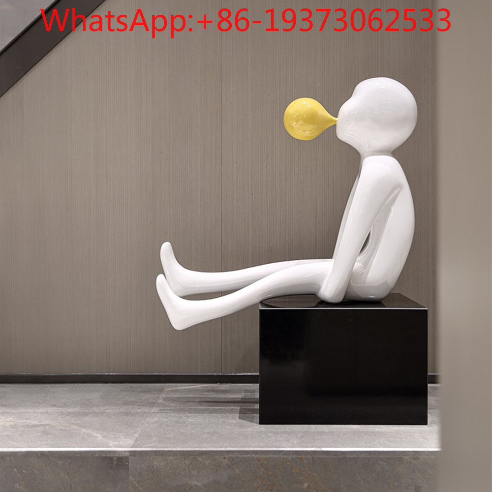 Patung Tiup Gelembung Figur Pi - Lighting Decorative ulasan dan harga
