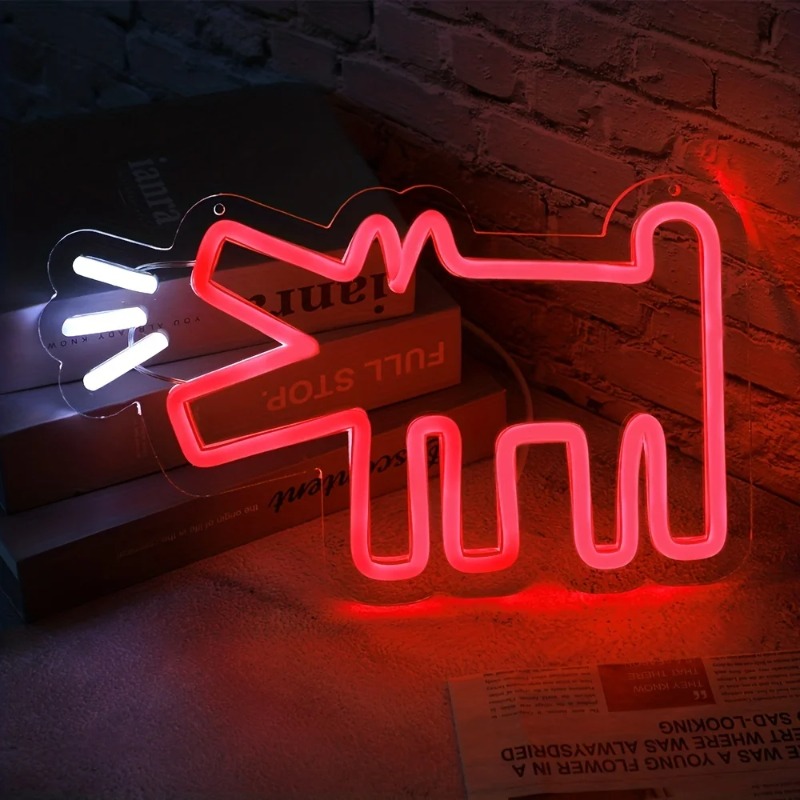 Lampu Neon LED Garis Anjing Me - Lighting Decor Store ulasan dan harga