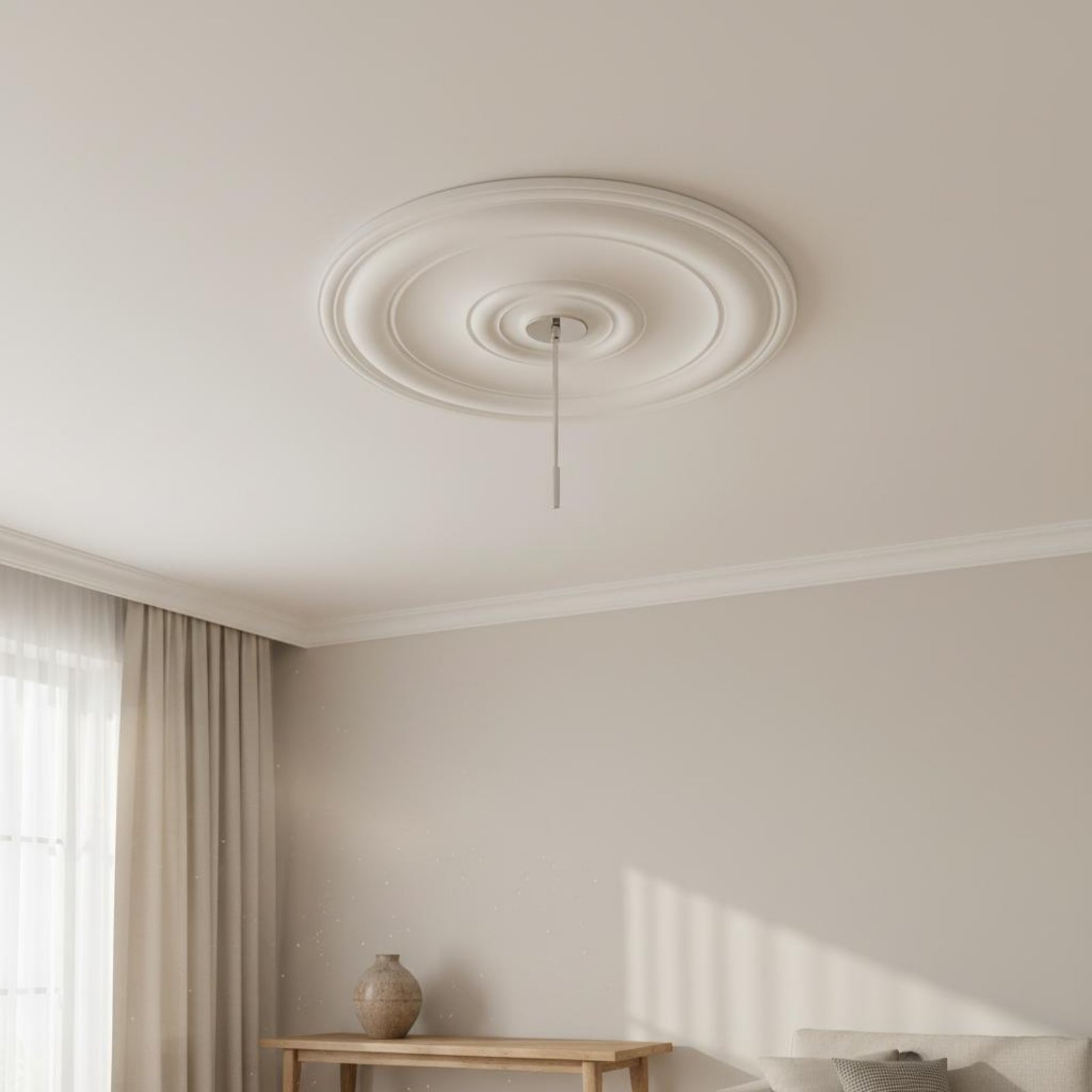 Medali Plafon Bulat Desain Ero - Lighting Interior Decor ulasan dan harga