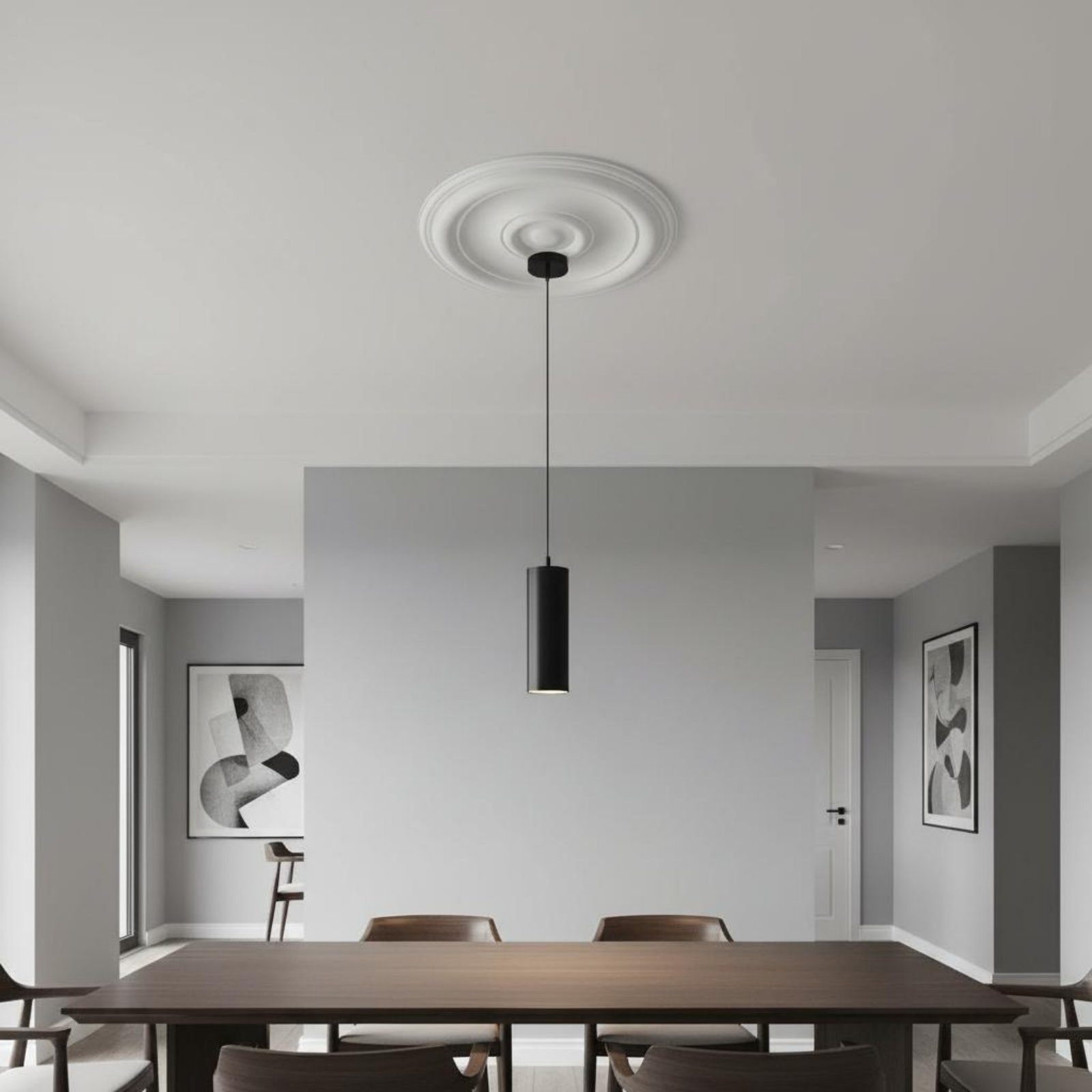 Medali Plafon Bulat Desain Ero - Lighting Interior Decor ulasan dan harga