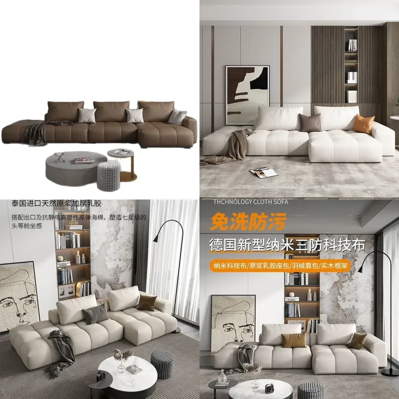 Sofa Kain Nordik Modern Minima - Lighting Decor Rentals ulasan dan harga