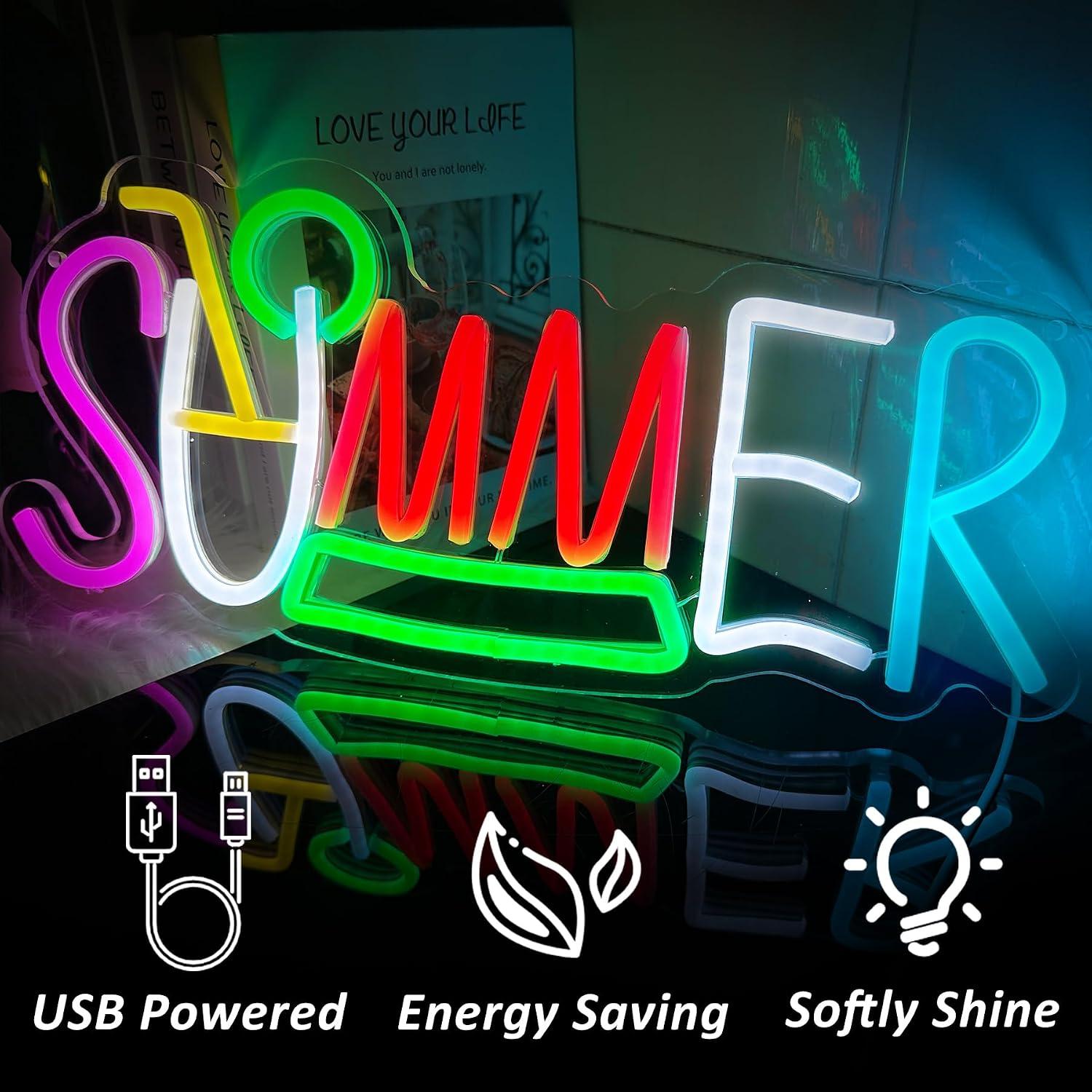 Lampu LED Neon Sign USB untuk  - Lighting Decor Rentals ulasan dan harga