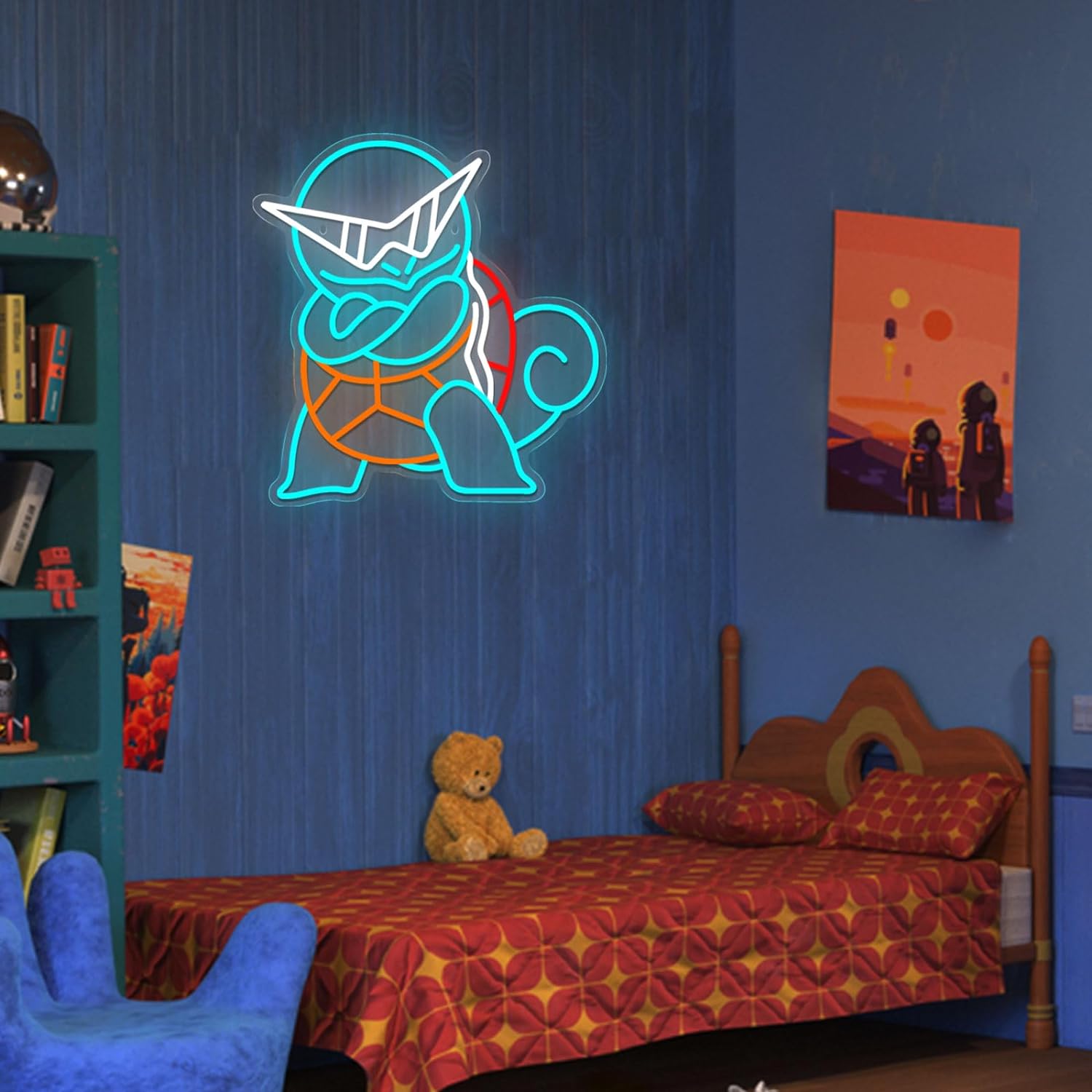Lampu Neon LED Pokemon Squirtl - Lighting Decor For Diwali ulasan dan harga