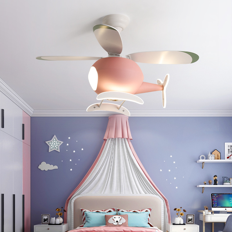Lampu Kipas Pesawat Kartun Kre - Lighting Decorative ulasan dan harga