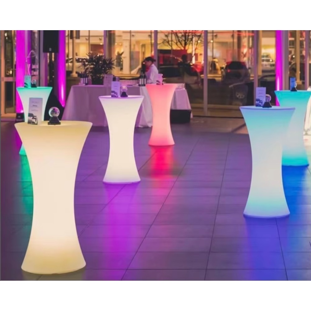 Meja Bar LED Grosir Tanpa Kabe - Lighting Decor Rentals ulasan dan harga