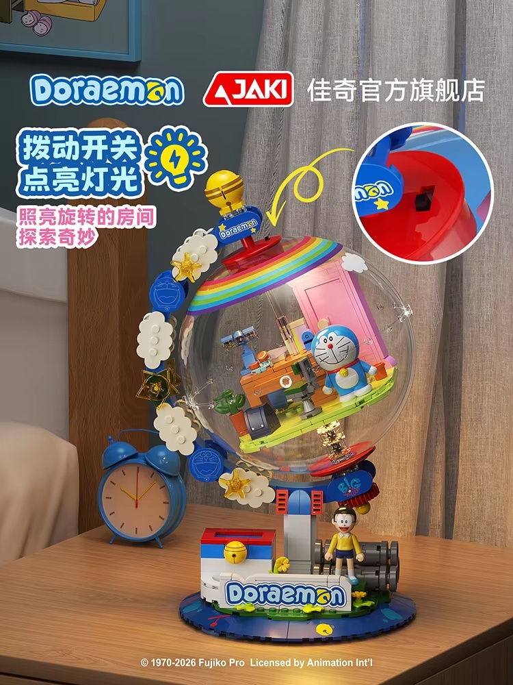 JAKI Doraemon Licensed Globe B - Lighting Decoration Ideas ulasan dan harga